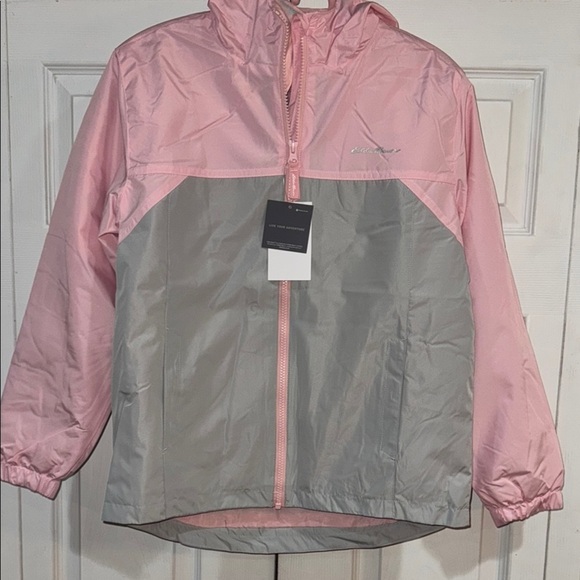 Girls Jacket Eddie Bauer 3 in 1 System Hooded Pink All Season Jacket